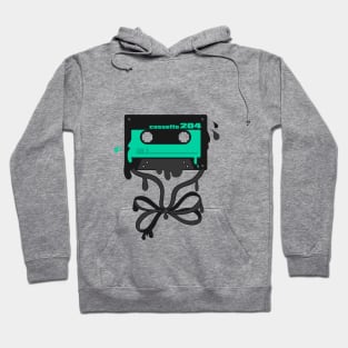 melting cassette shirt,audio cassette,cassette tape,old school,cassette party,retro cassette tape,vintage cassette tape Hoodie